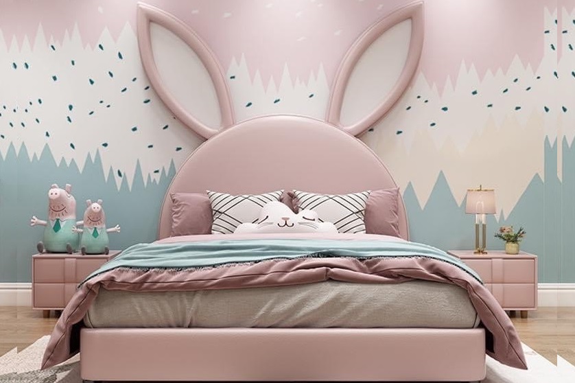 Giường bọc nệm trẻ em BF004