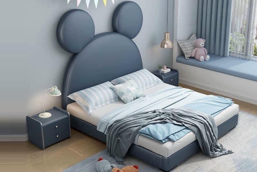 Giường bọc nệm trẻ em BM002