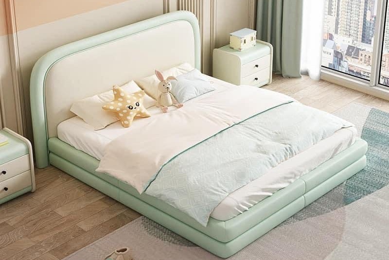 Giường bọc nệm trẻ em BF008