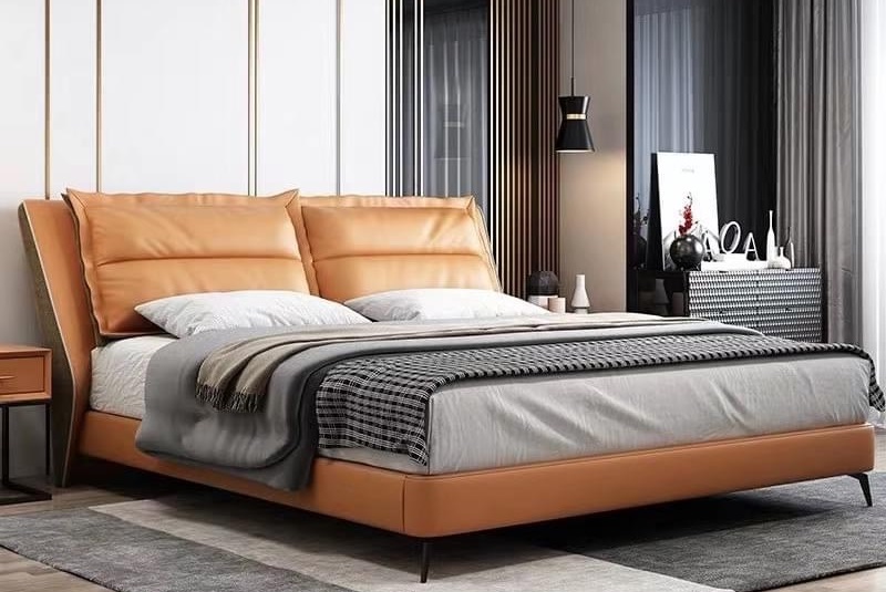 Giường bọc nệm cao cấp B0091